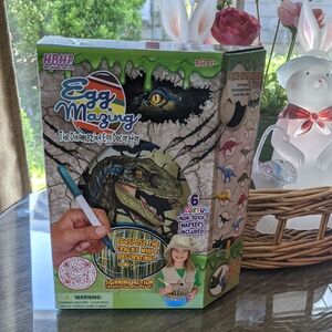 The Eggmazing Dinomazing Egg Decorator Kit with 2 Additional Dino Eggs New